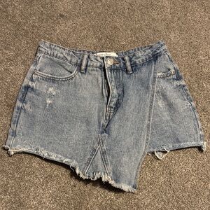 Highway Jeans Distressed Blue Jean Shorts